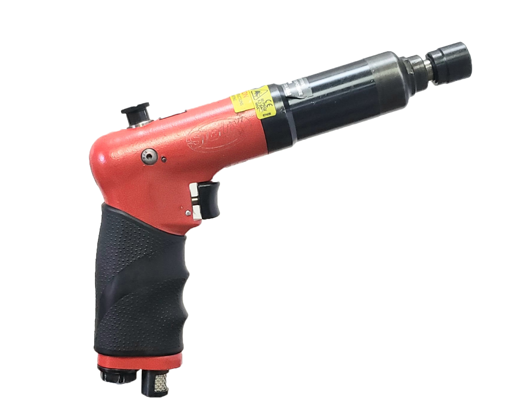 1OM2103 SIOUX PISTOL GRIP SCREWDRIVER POSITIVE CLUTCH 55 IN.LBS 725 RPM QUICK CHANGE ( RECONDITIONED)